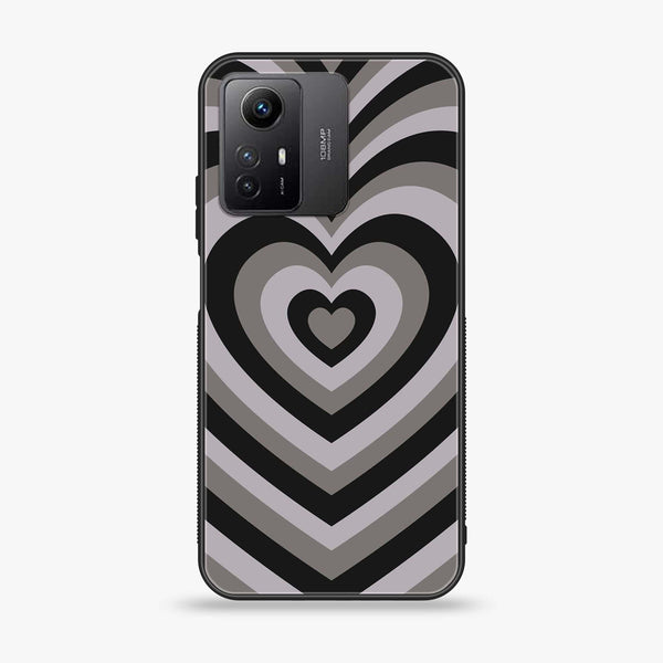 Xiaomi Redmi Note 12S - Heart Beat Series- Premium Printed Glass soft Bumper shock Proof Case