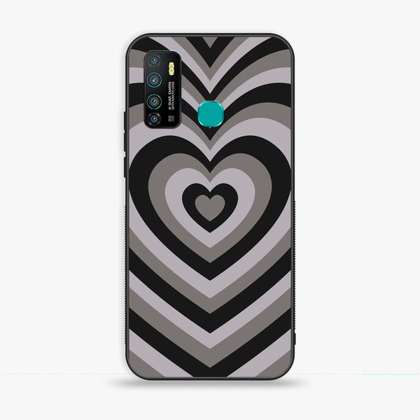 Infinix Hot 9 Play - Heart Beat Series - Premium Metal Printed soft Bumper shock Proof Case