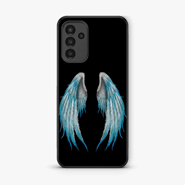 Samsung Galaxy A05s - Angel Wings Design 4 - Premium Printed Glass soft Bumper shock Proof Case CS-10226