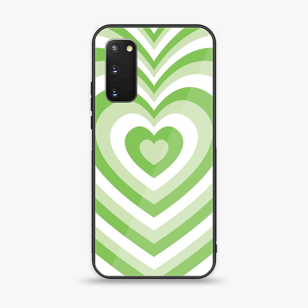 Samsung Galaxy A02s - Heart Beat Design 10- Premium Printed Glass soft Bumper shock Proof Case CS-12224