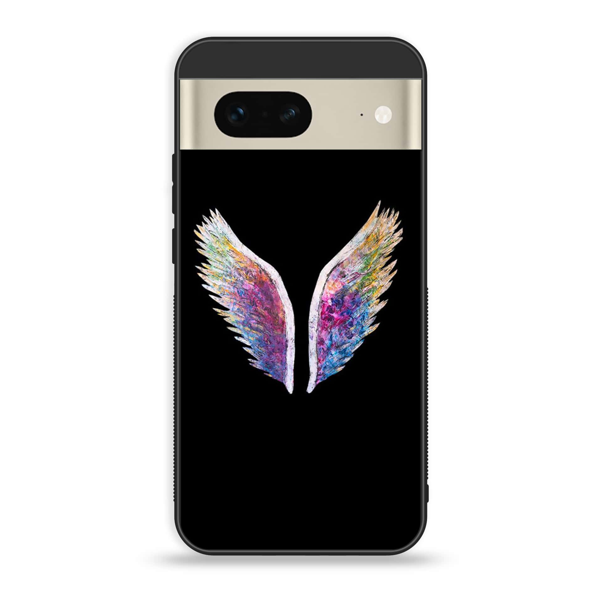 Google Pixel 7a  - Angel Wings Series - Premium Printed soft Bumper Shock Proof Case