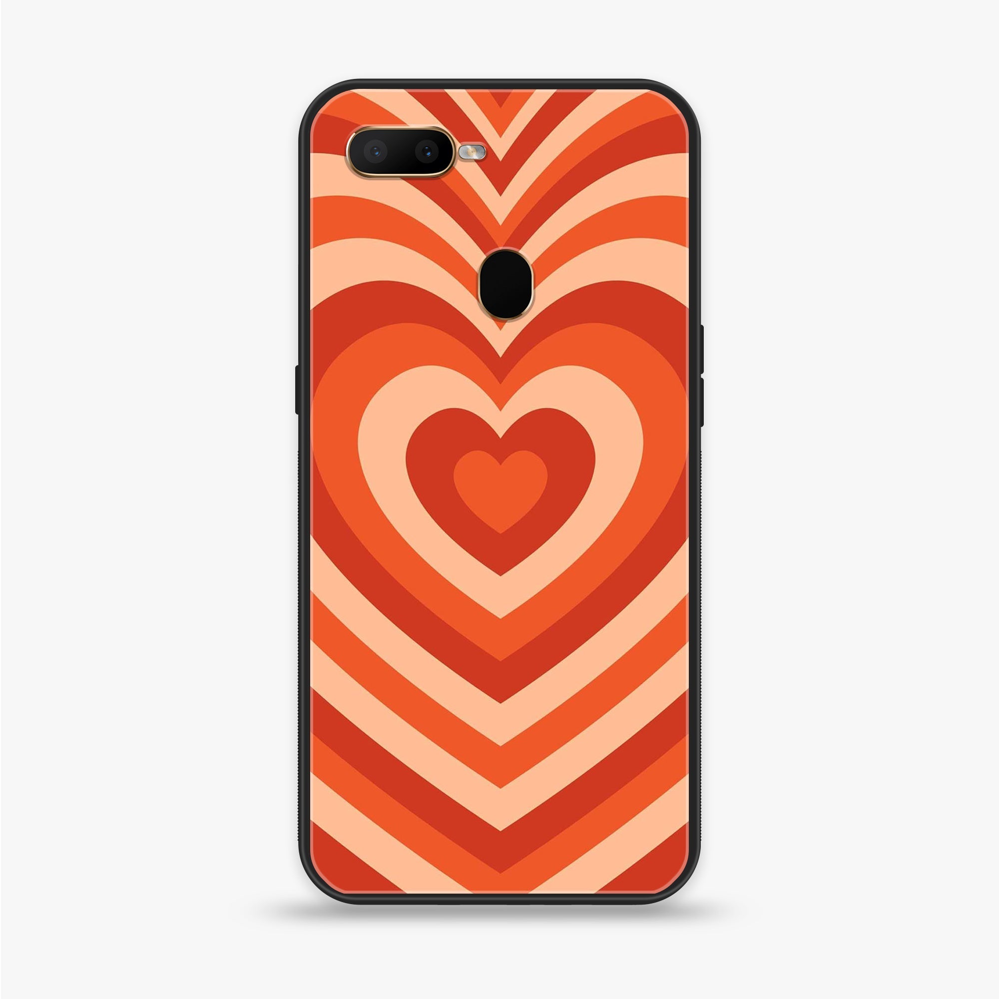 Oppo A12  - Heart Beat Series - Premium Printed soft Bumper shock Proof Case