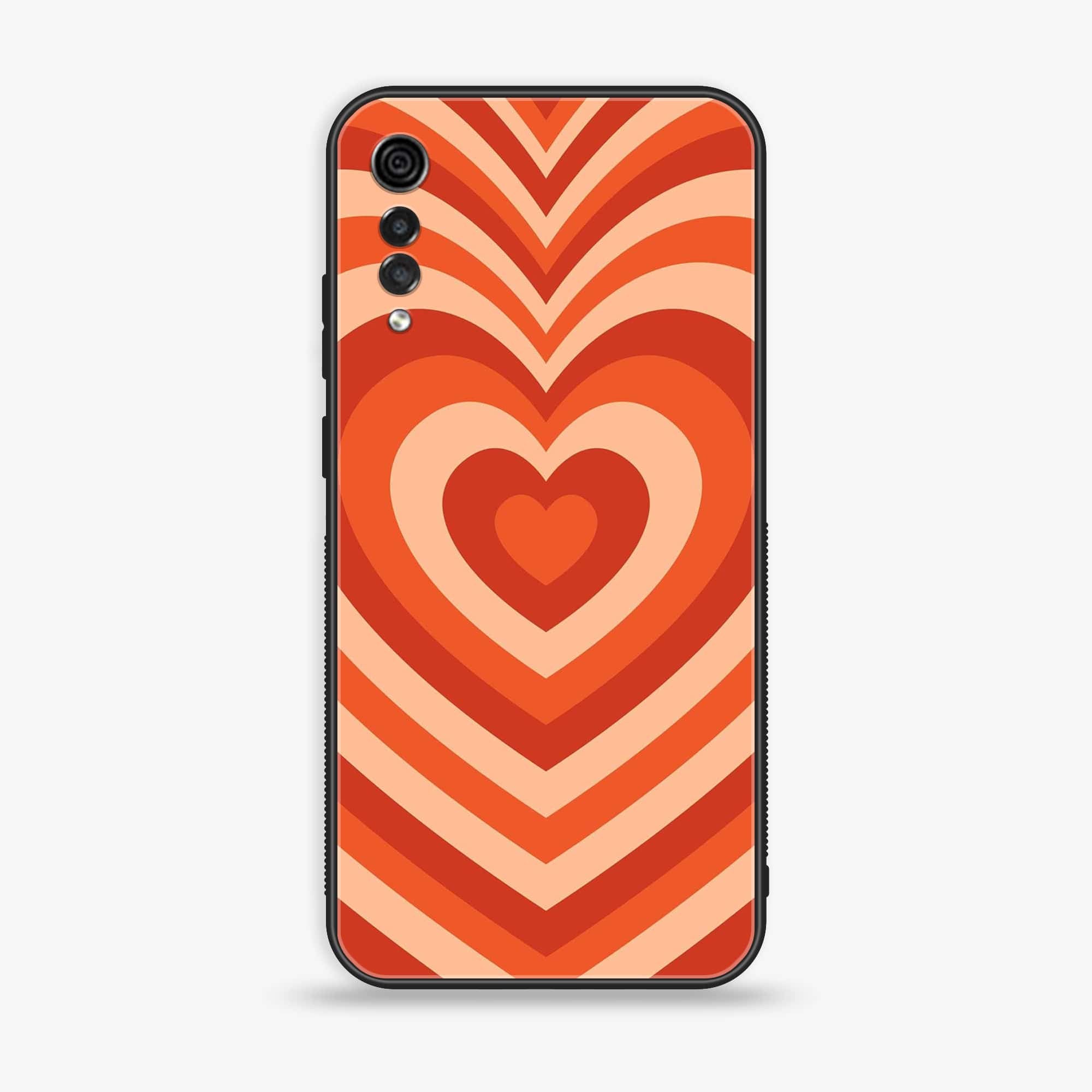 LG Velvet - Heart Beat Series - Premium Printed Glass soft Bumper shock Proof Case