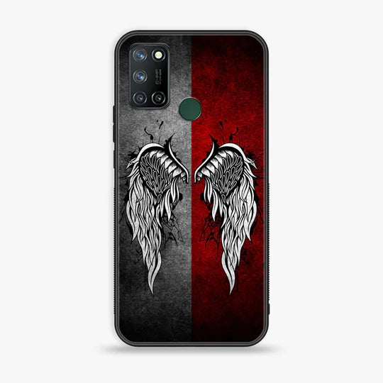 Realme 7i /Realme C17 - Angel Wings Series- Premium Metal Printed soft Bumper shock Proof Case  CS-32055