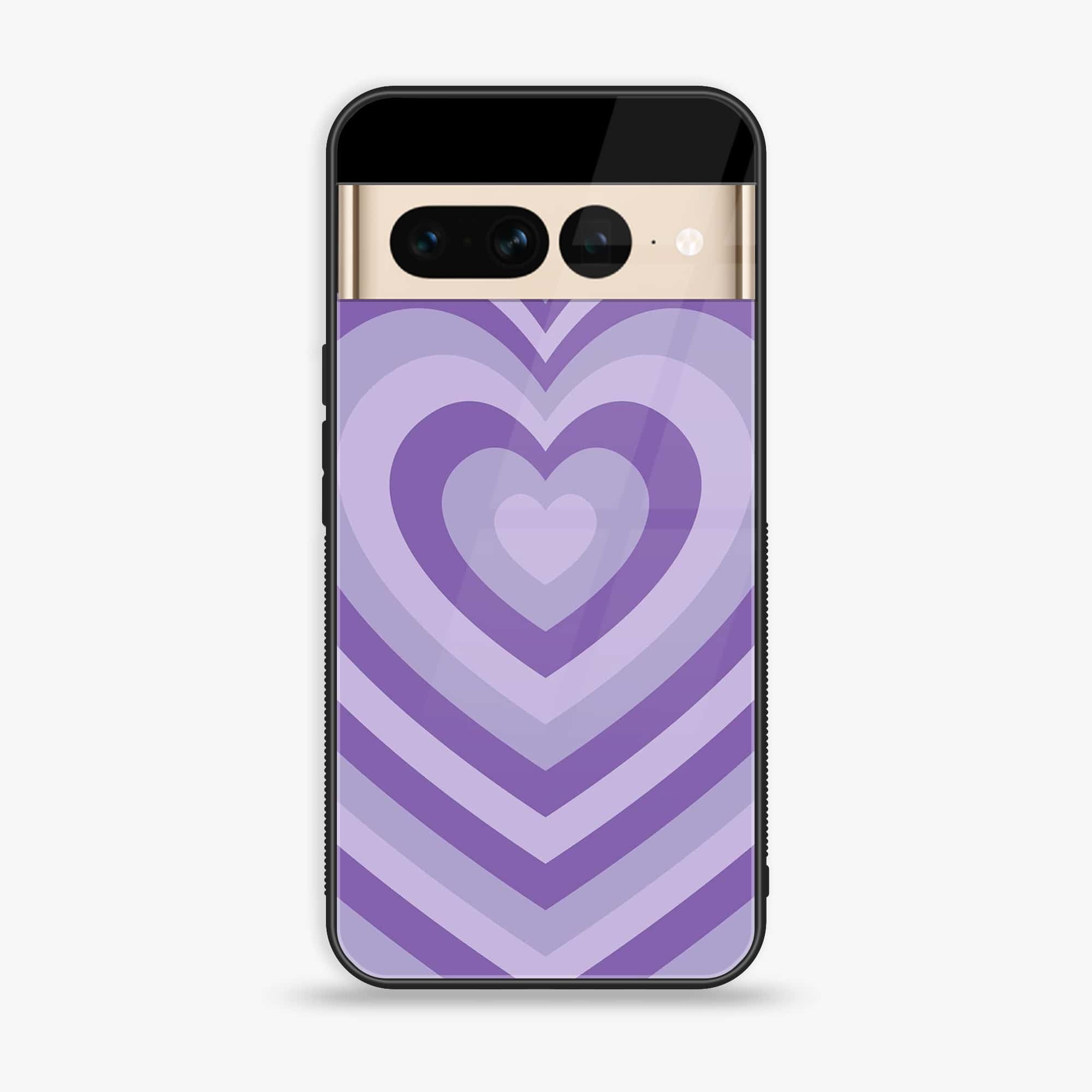 Google Pixel 7 Pro - Heart Beat Series - Premium Printed Glass soft Bumper shock Proof Case