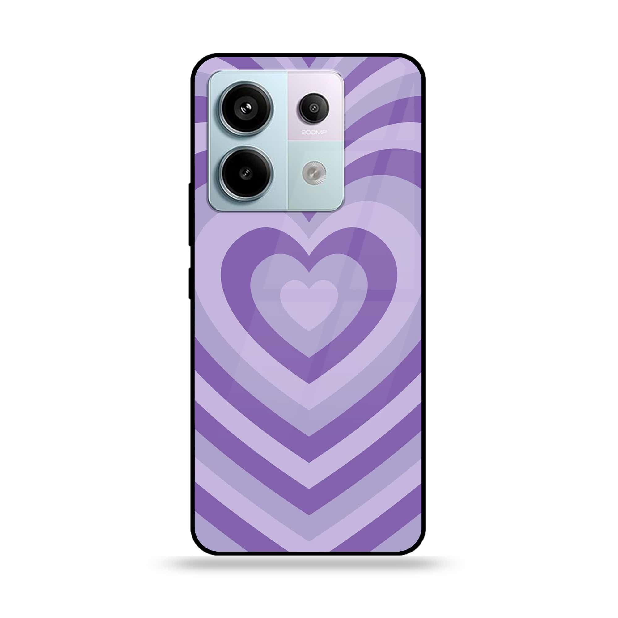Redmi Note 13 - Heart Beat Series - Premium Metal Printed soft Bumper shock Proof Case
