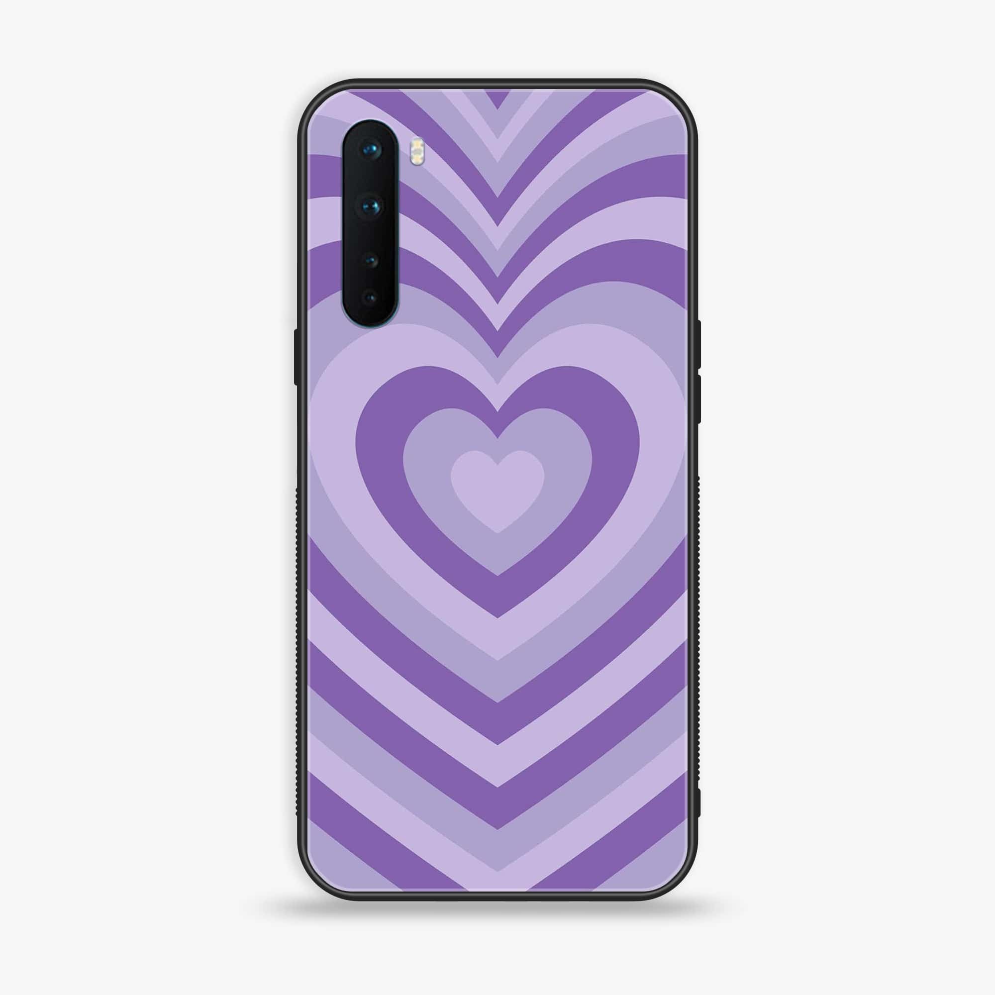 OnePlus Nord - Heart Beat Series - Premium Printed Glass soft Bumper shock Proof Case