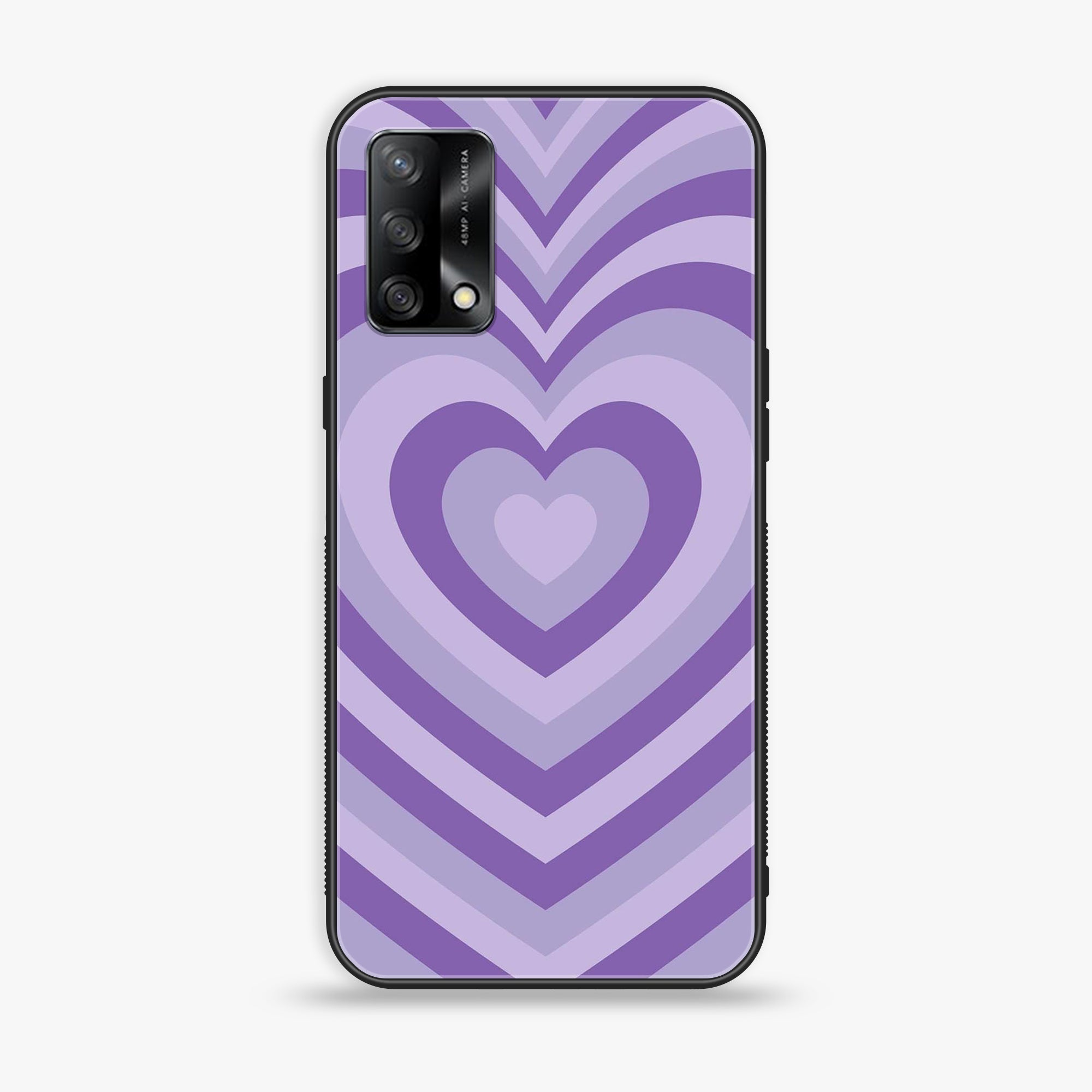 Oppo F19s  - Heart Beat Series - Premium Metal Printed soft Bumper shock Proof Case