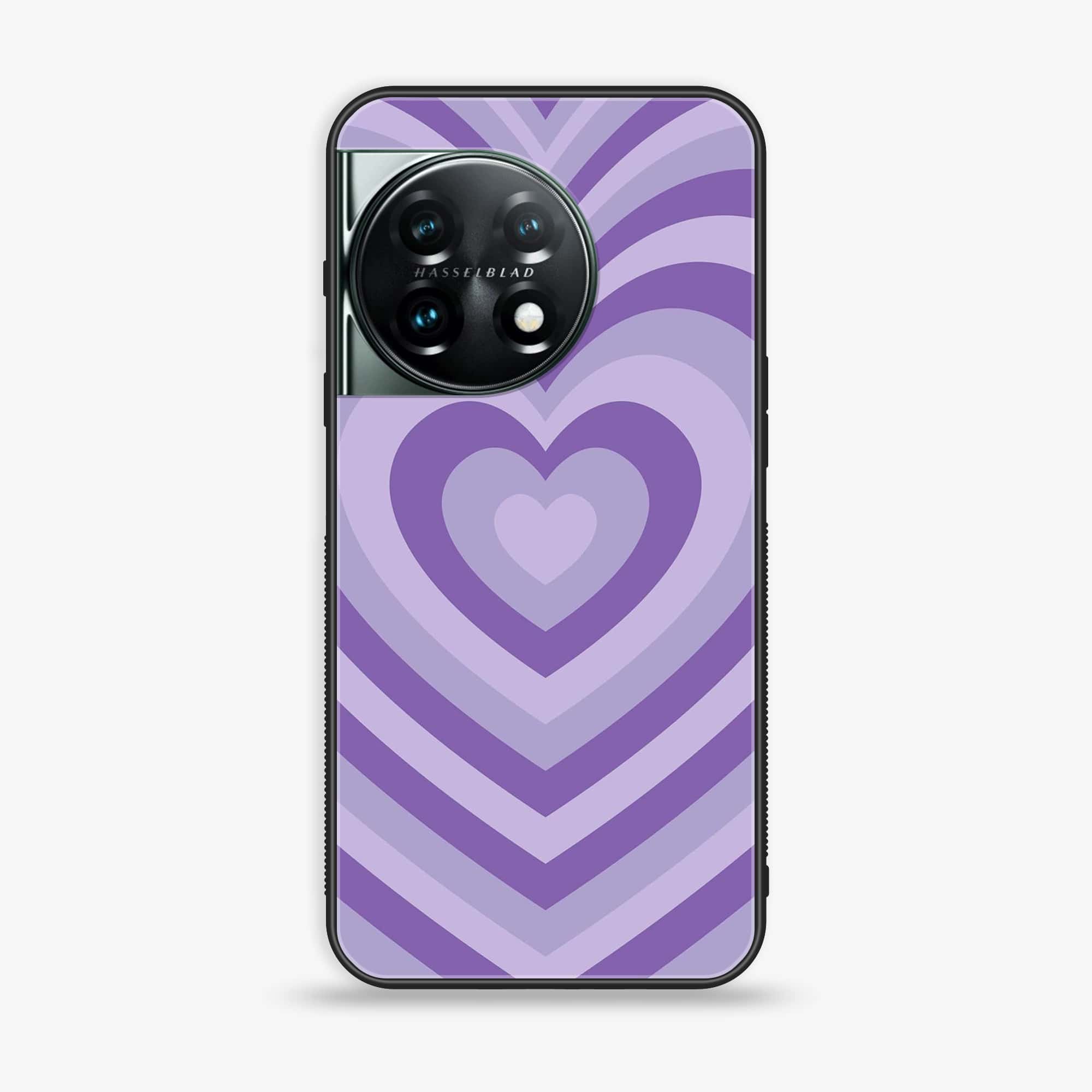 OnePlus 11 5G -Heart Beat Series- Premium Printed Glass soft Bumper shock Proof Case