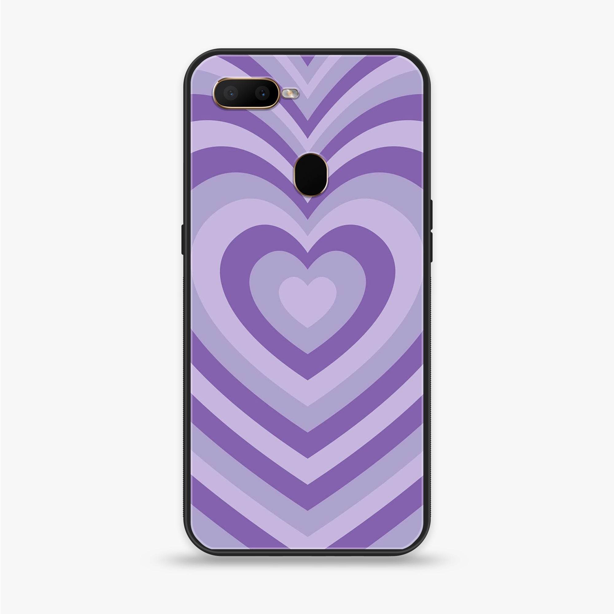 Oppo A12  - Heart Beat Series - Premium Printed soft Bumper shock Proof Case