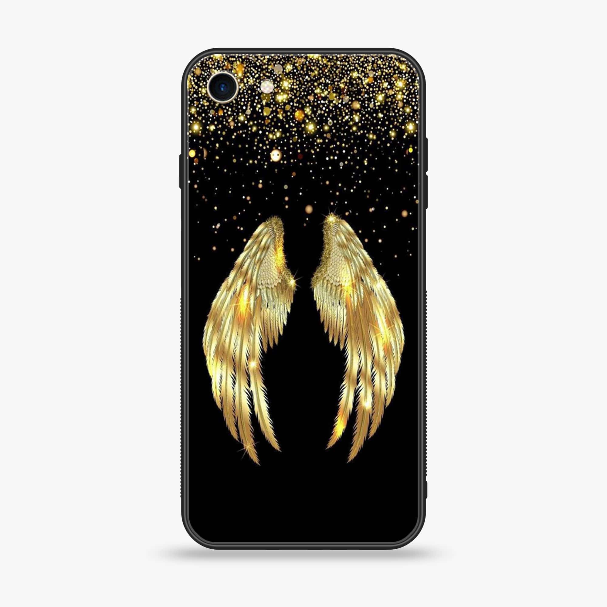 iPhone 6 - Angel wings Series - Premium Printed Glass soft Bumper shock Proof Case