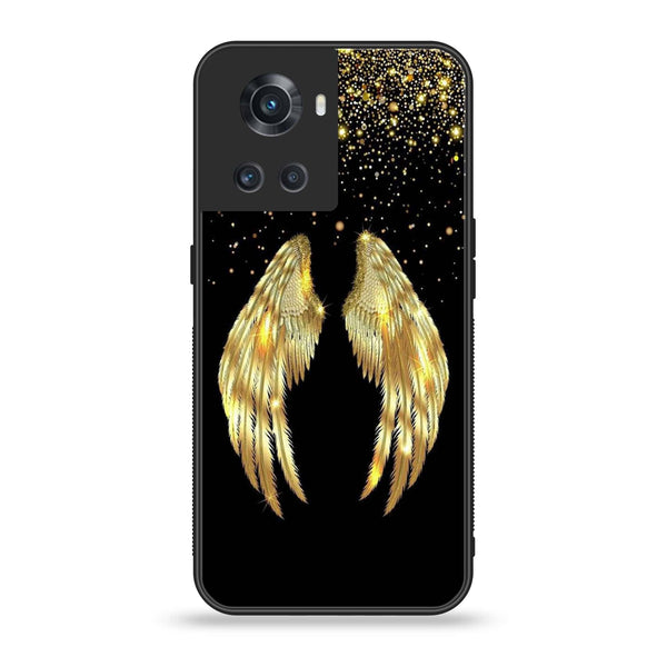 OnePlus Ace 5G - Angel Wings Series - Premium Printed Glass soft Bumper shock Proof Case