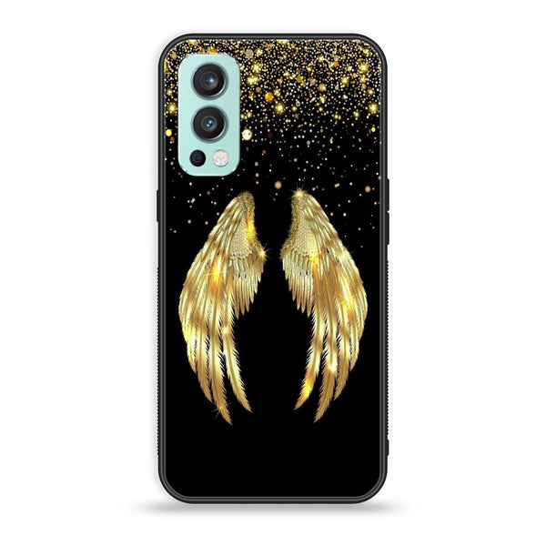 OnePlus Nord 2 5G - Angel Wings Series Design 1- Premium Metal Printed soft Bumper Shock Proof Case  CS-19366