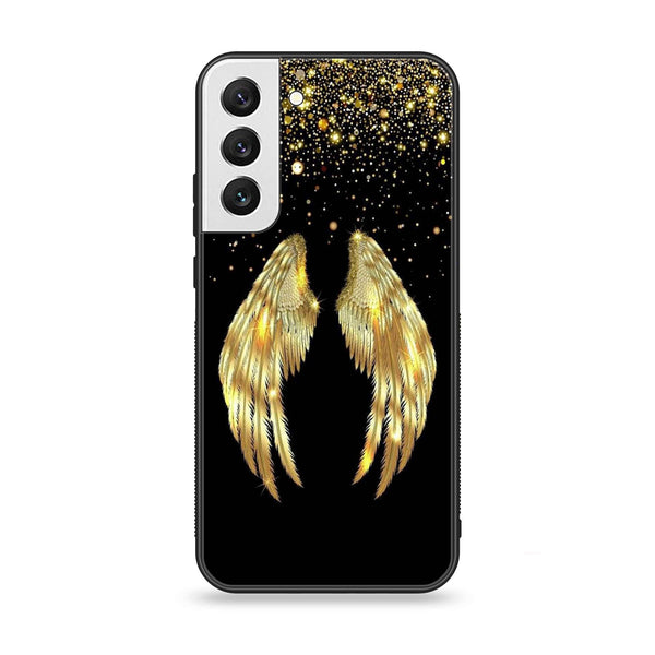 Samsung Galaxy S21 FE - Angel Wings Design 1 - Premium Metal Printed soft Bumper shock Proof Case CS-17589