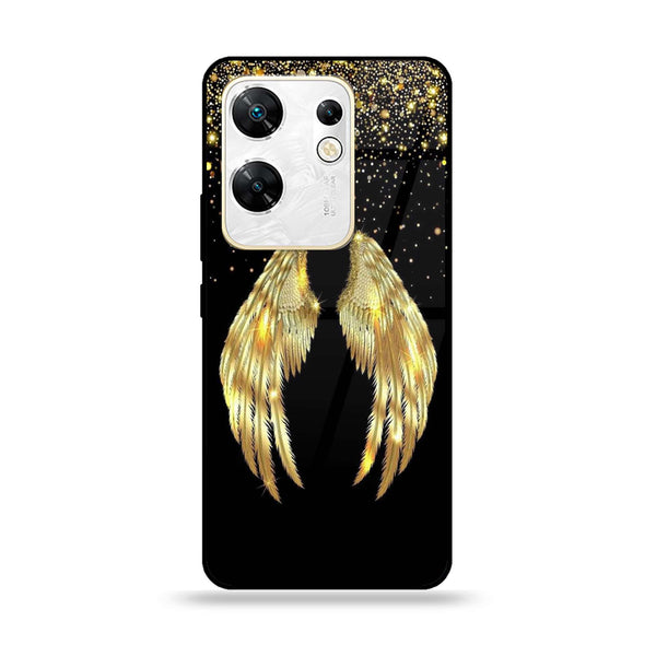 Infinix Zero 30 4G - Angel Wings Design 1 - Premium Metal Printed soft Bumper shock Proof Case CS-22245