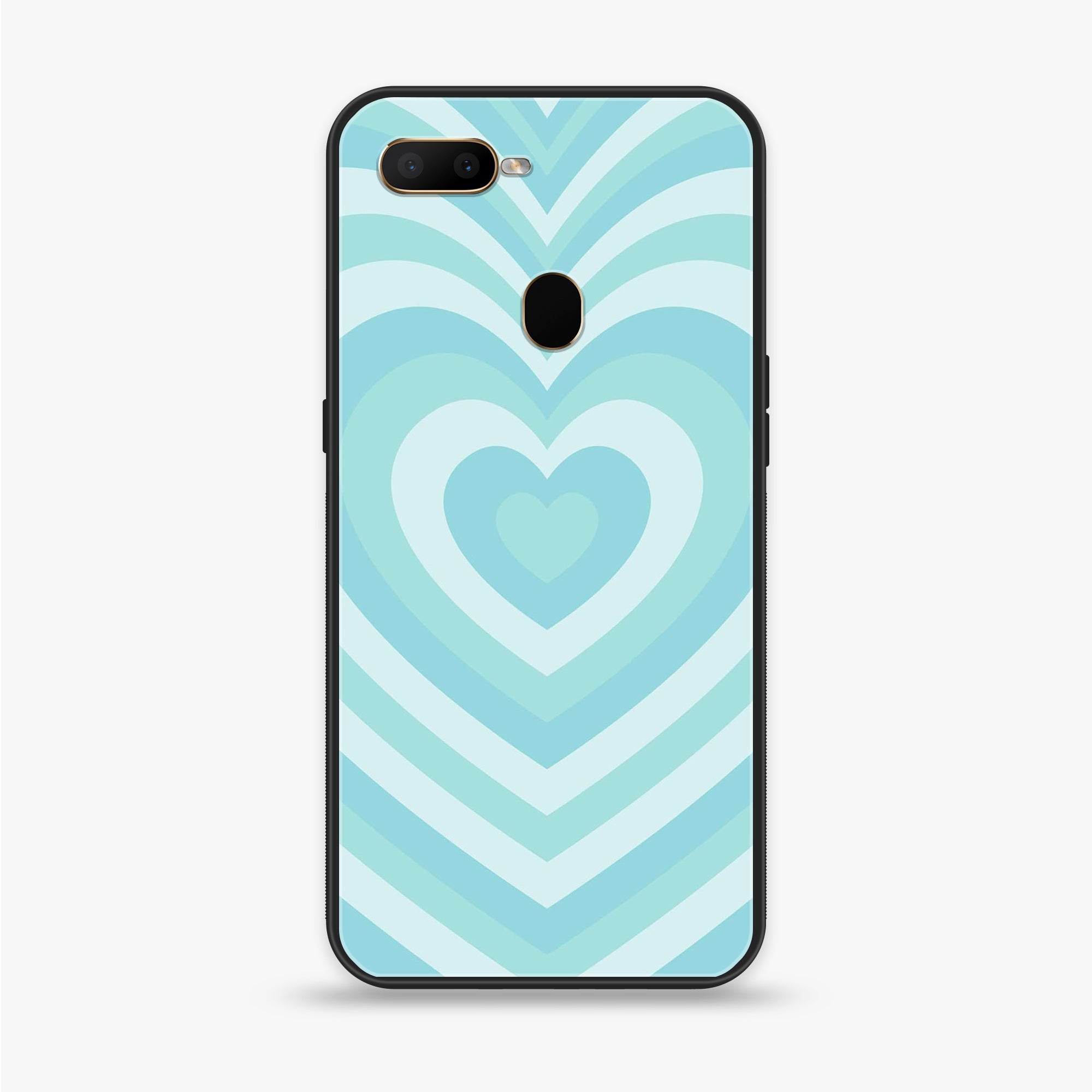 Oppo A12  - Heart Beat Series - Premium Printed soft Bumper shock Proof Case
