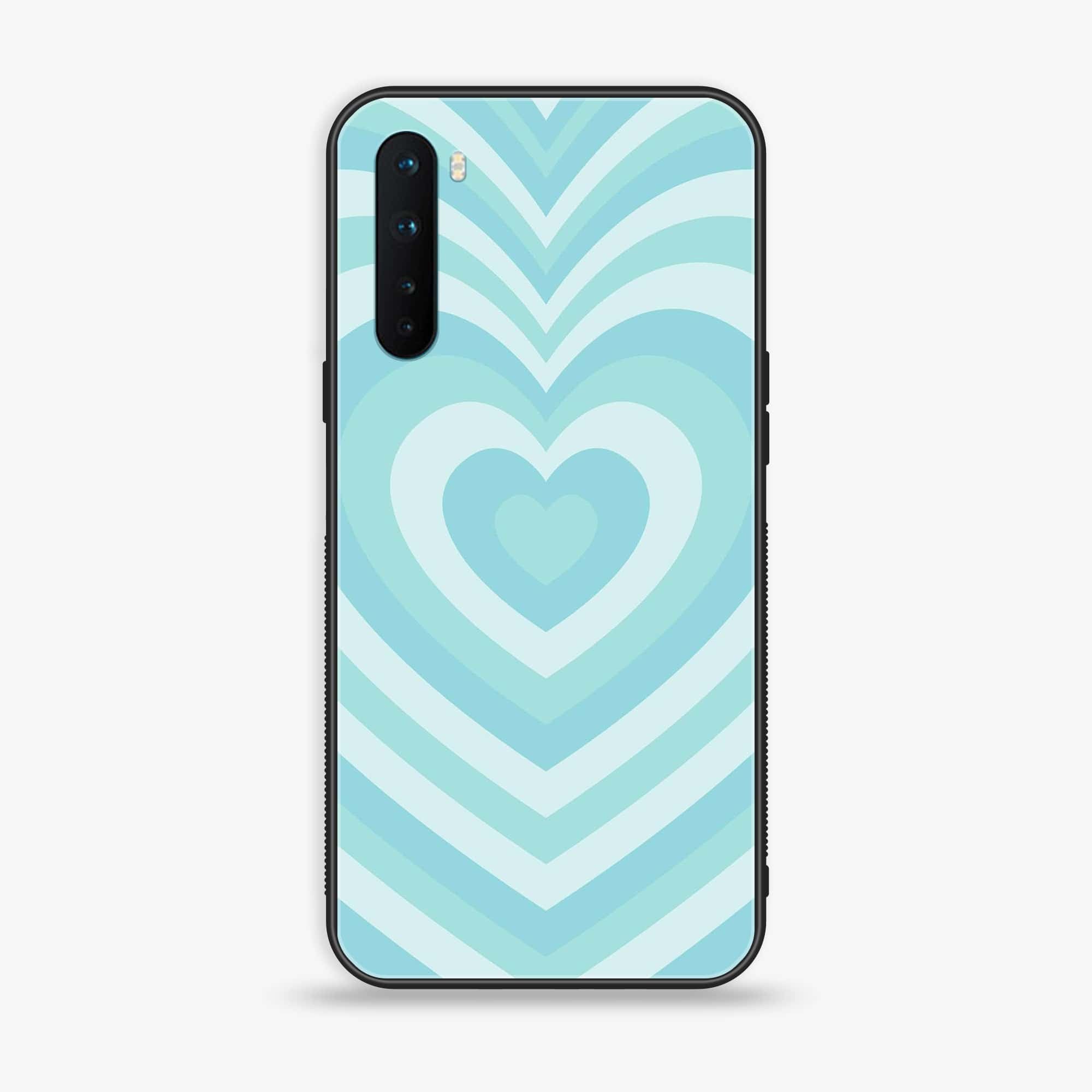 OnePlus Nord - Heart Beat Series - Premium Printed Glass soft Bumper shock Proof Case