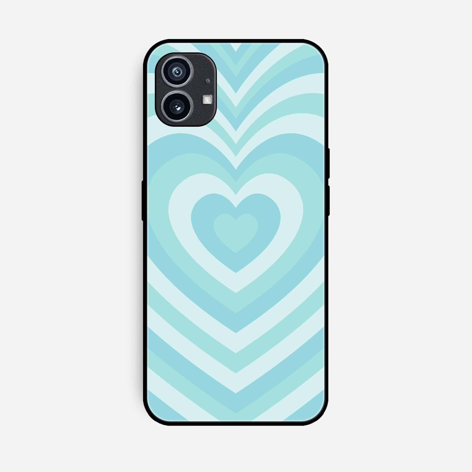 Nothing Phone 1  Heart Beat Series Premium Printed Glass soft Bumper shock Proof Case