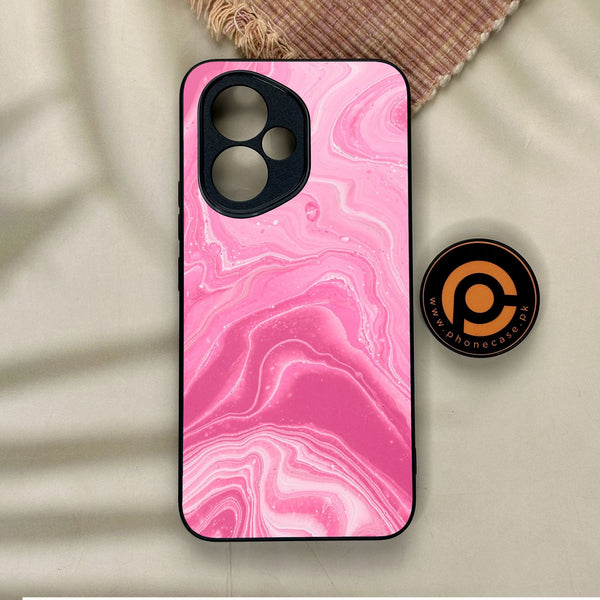 Honor 400 - Pink Design 3 - Premium Metal Printed Soft Bumper Shock Proof Case