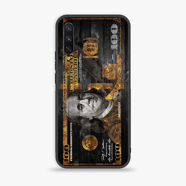 Xiaomi Mi A3 - Dollar Series - Premium Printed Glass soft Bumper shock Proof Case