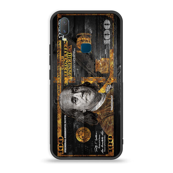 VIVO Y11 - Dollar Series - Premium Printed Glass soft Bumper shock Proof Case