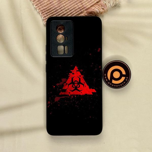 Xiaomi Redmi K60 Pro - Biohazard Design 4 - Premium Metal Printed Soft Bumper Shock Proof Case