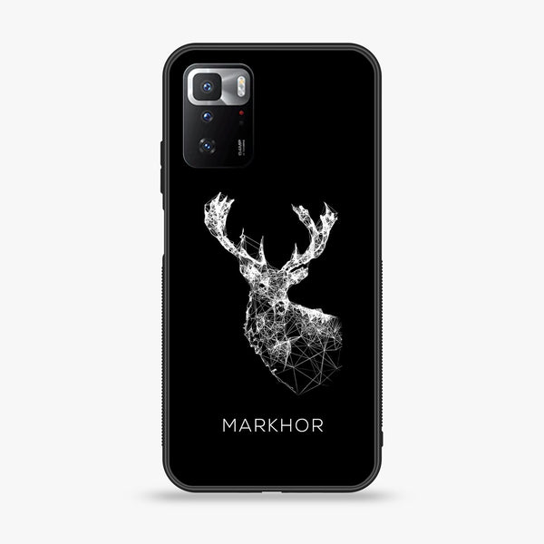 Xiaomi POCO X3 GT Markhor Premium Printed Glass soft Bumper shock Proof Case