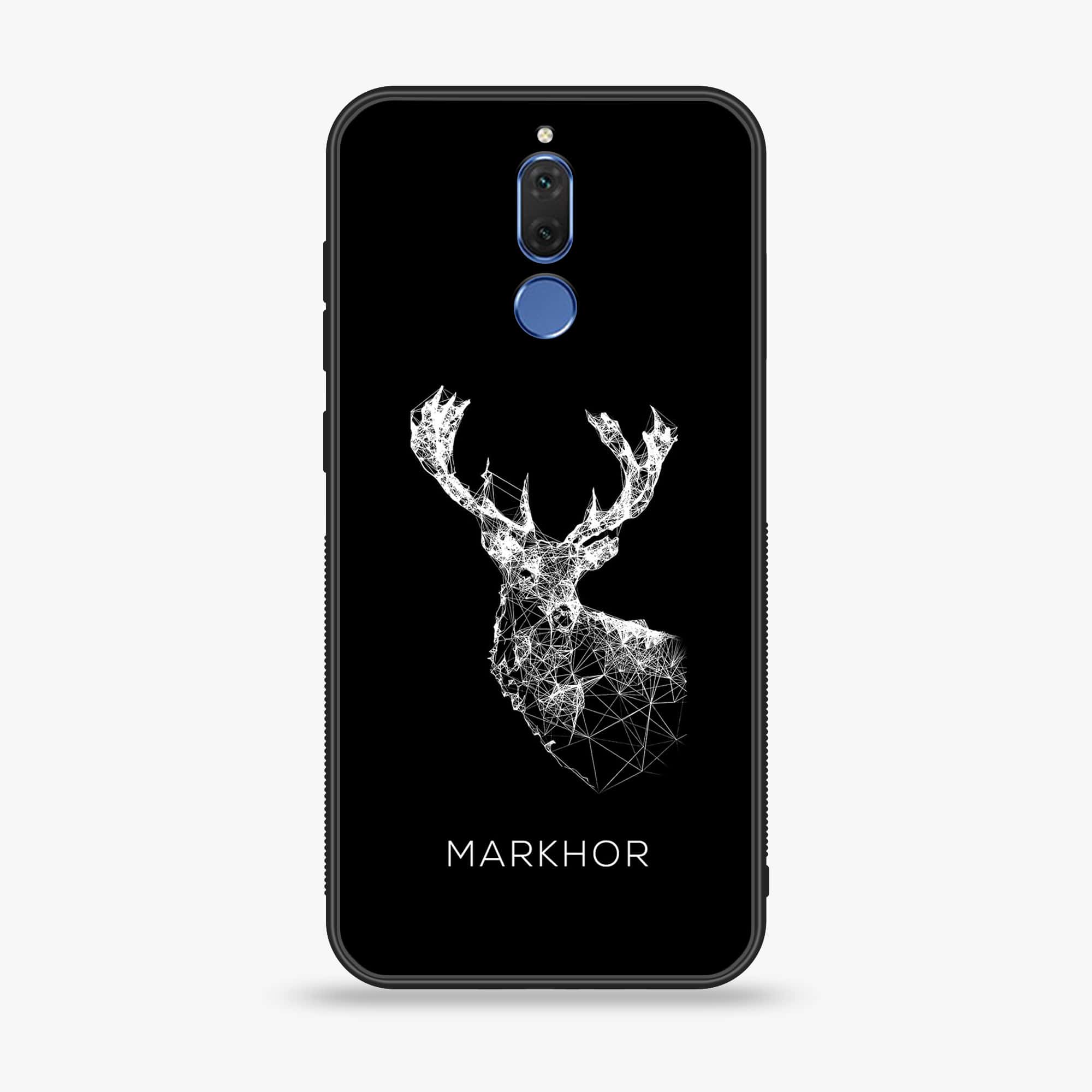 Huawei Mate 10 Lite Markhor Series - Premium Printed Glass soft Bumper shock Proof Case
