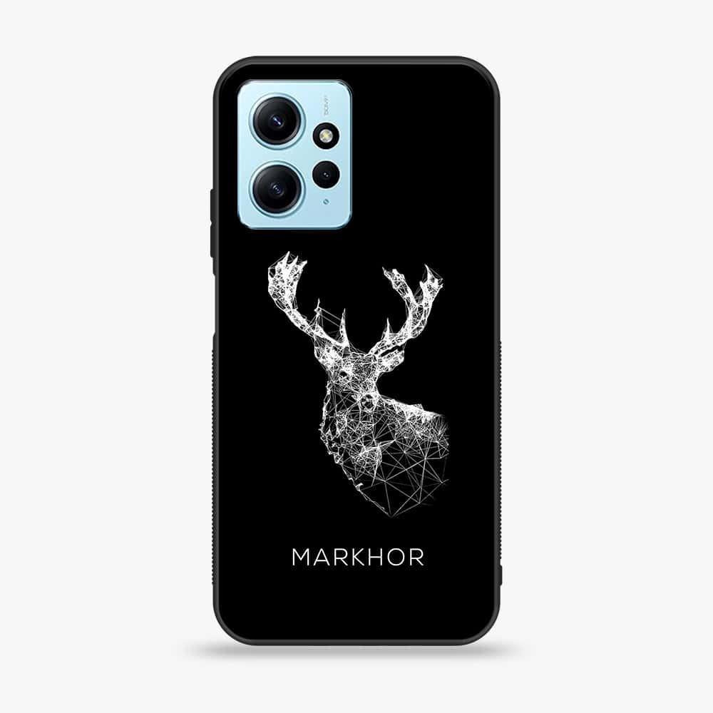 Xiaomi Redmi Note 12 - Markhor Series - Premium Printed Glass soft Bumper shock Proof Case