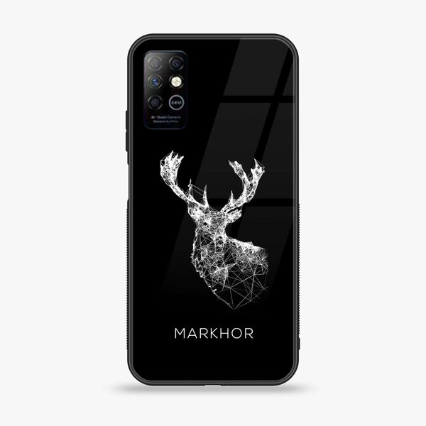 Infinix Note 8i - Markhor Design 4- Premium Printed Glass soft Bumper shock Proof Case CS-12128