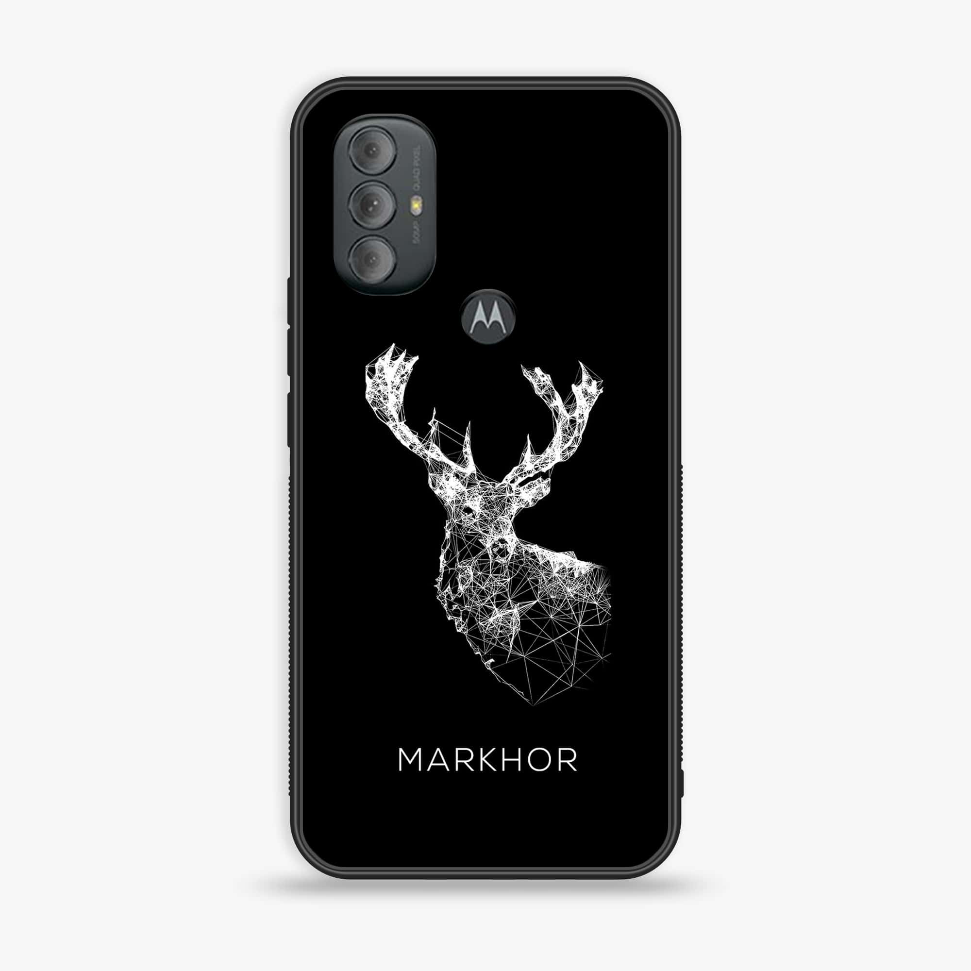 Motorola Moto G Power - Markhor Series - Premium Printed Glass soft Bumper shock Proof Case