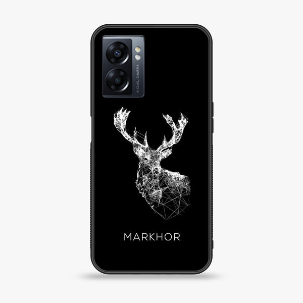 Oppo A77 4G - Markhor Series - Premium Metal Printed soft Bumper shock Proof Case