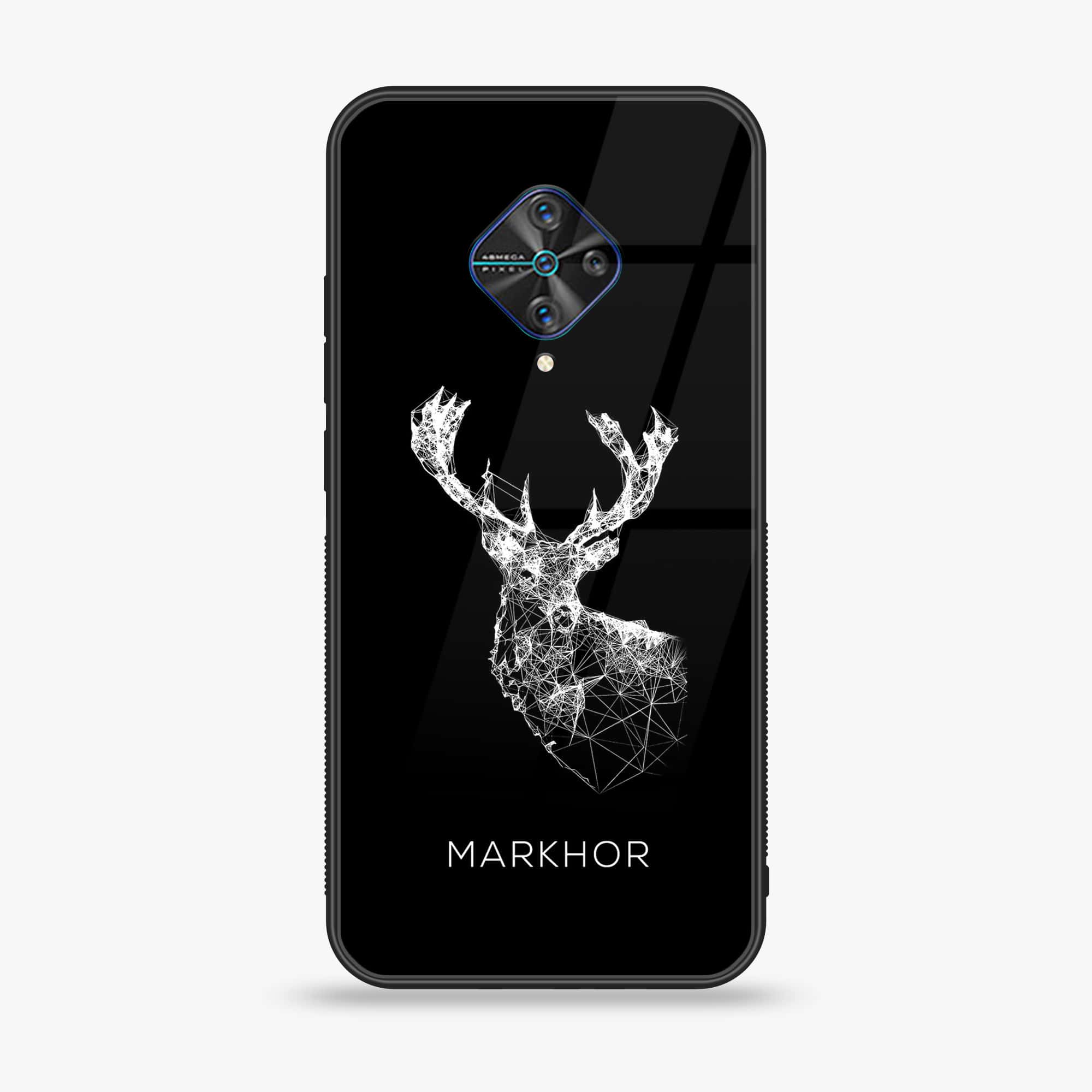 Vivo Y51 (Camera in middle) - Markhor Series - Premium Printed Glass soft Bumper shock Proof Case