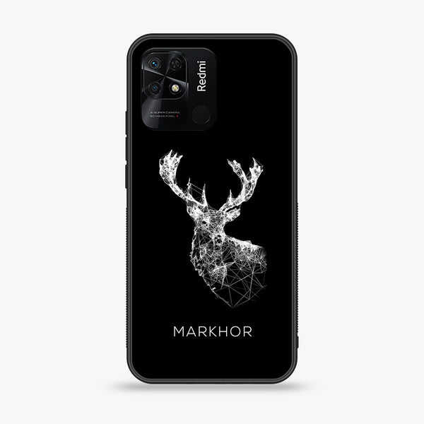 Xiaomi Redmi 10C - Markhor Design 4  - Premium Printed Glass soft Bumper shock Proof Case CS-33396