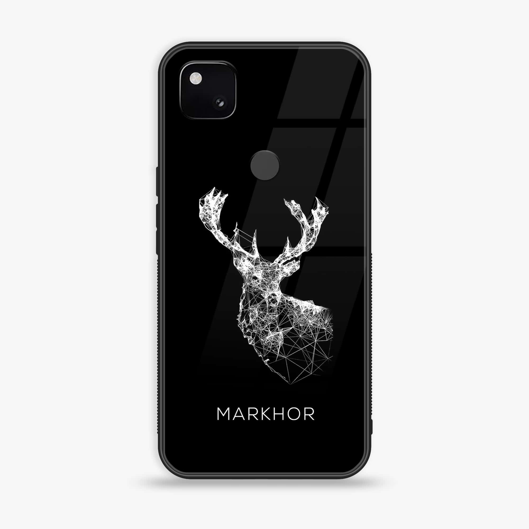 Google Pixel 4A 4G - Markhor Series - Premium Metal Printed soft Bumper Shock Proof Case