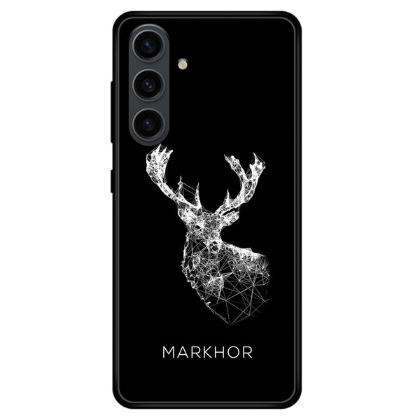 Samsung Galaxy S24 Plus - Markhor Design 4 - Premium Printed Glass soft Bumper shock Proof Case  CS-24826