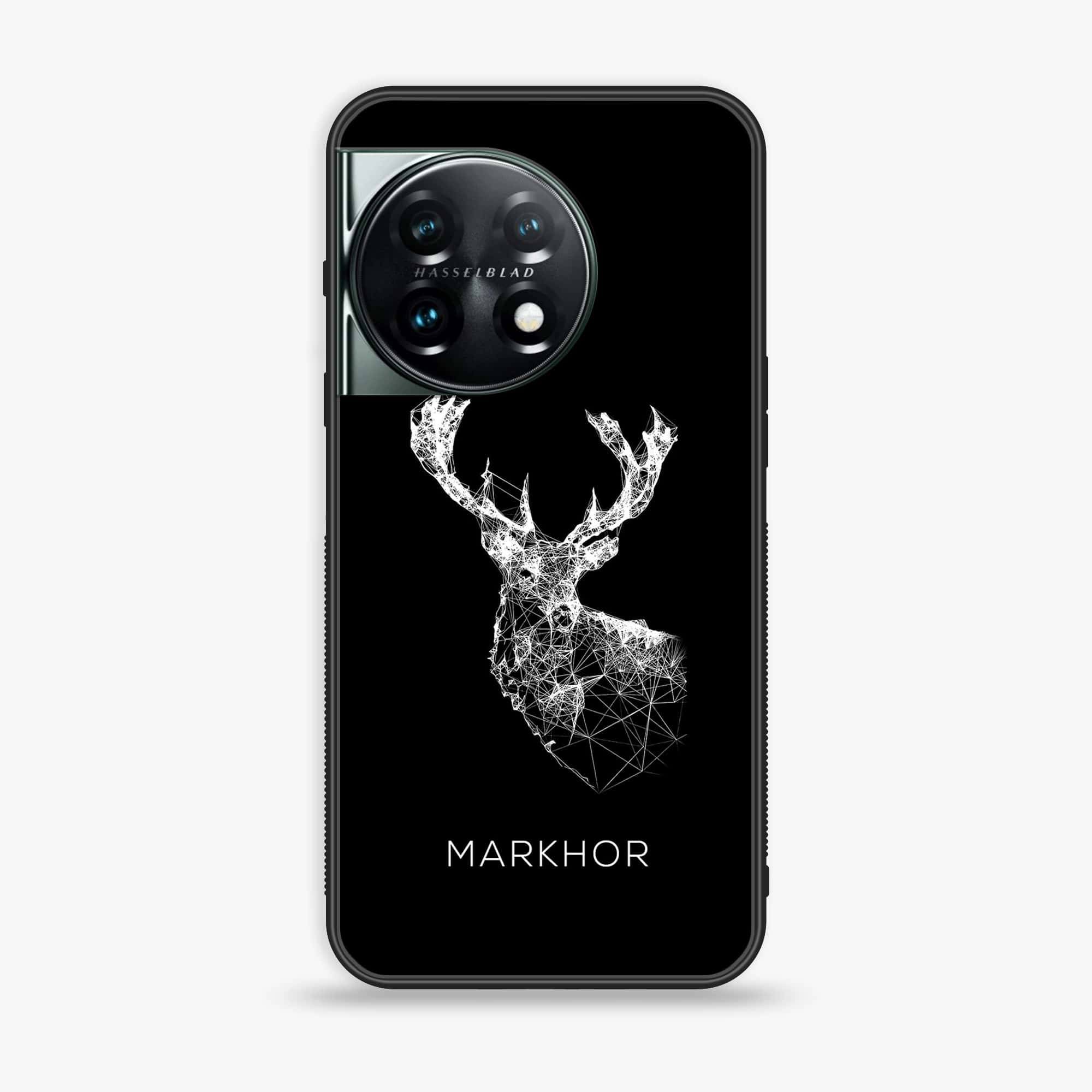 OnePlus 11 5G -Markhor Series- Premium Printed Glass soft Bumper shock Proof Case