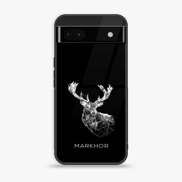 Google Pixel 6A - Markhor Design 4 - Premium Printed Glass soft Bumper shock Proof Case CS-20979