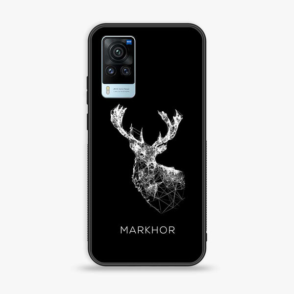 Vivo X60 Pro - Markhor  Design 4 - Premium Printed Glass soft Bumper shock Proof Case  CS-25725