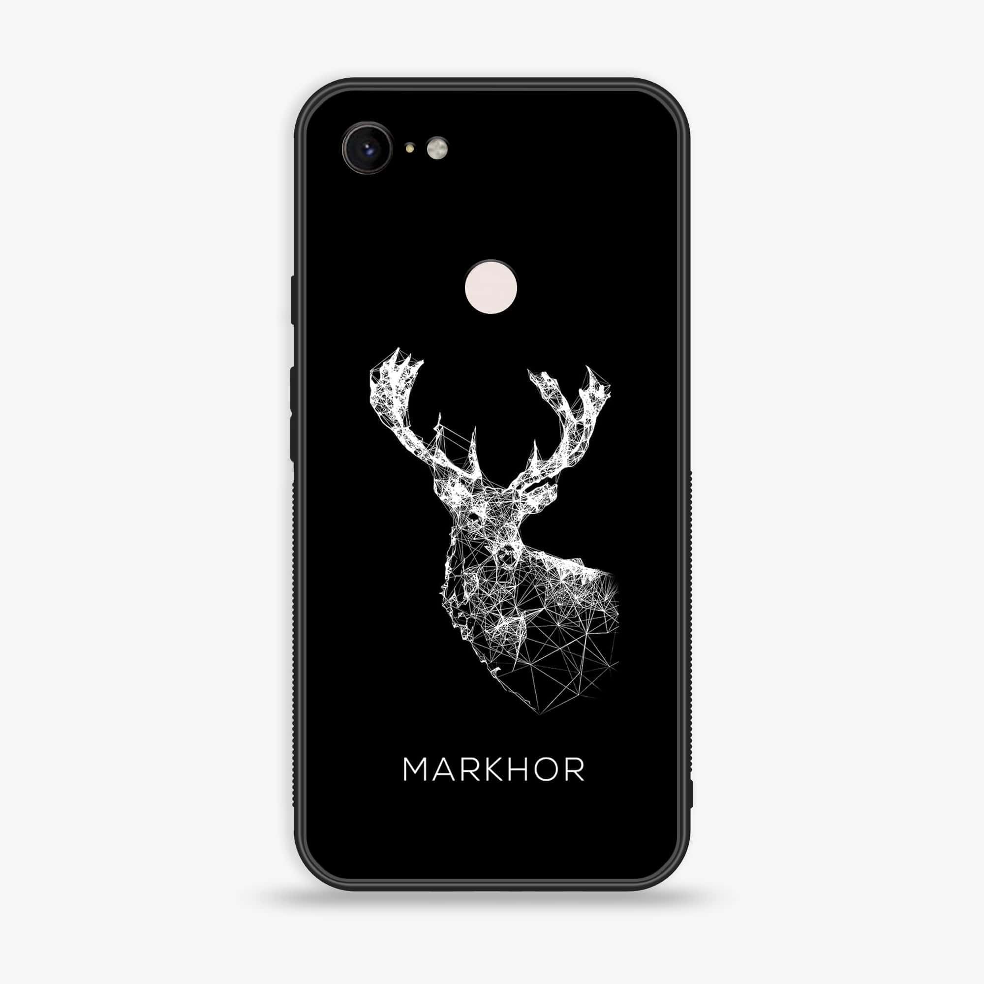 Google Pixel 3 - Markhor Series - Premium Printed Glass soft Bumper shock Proof Case