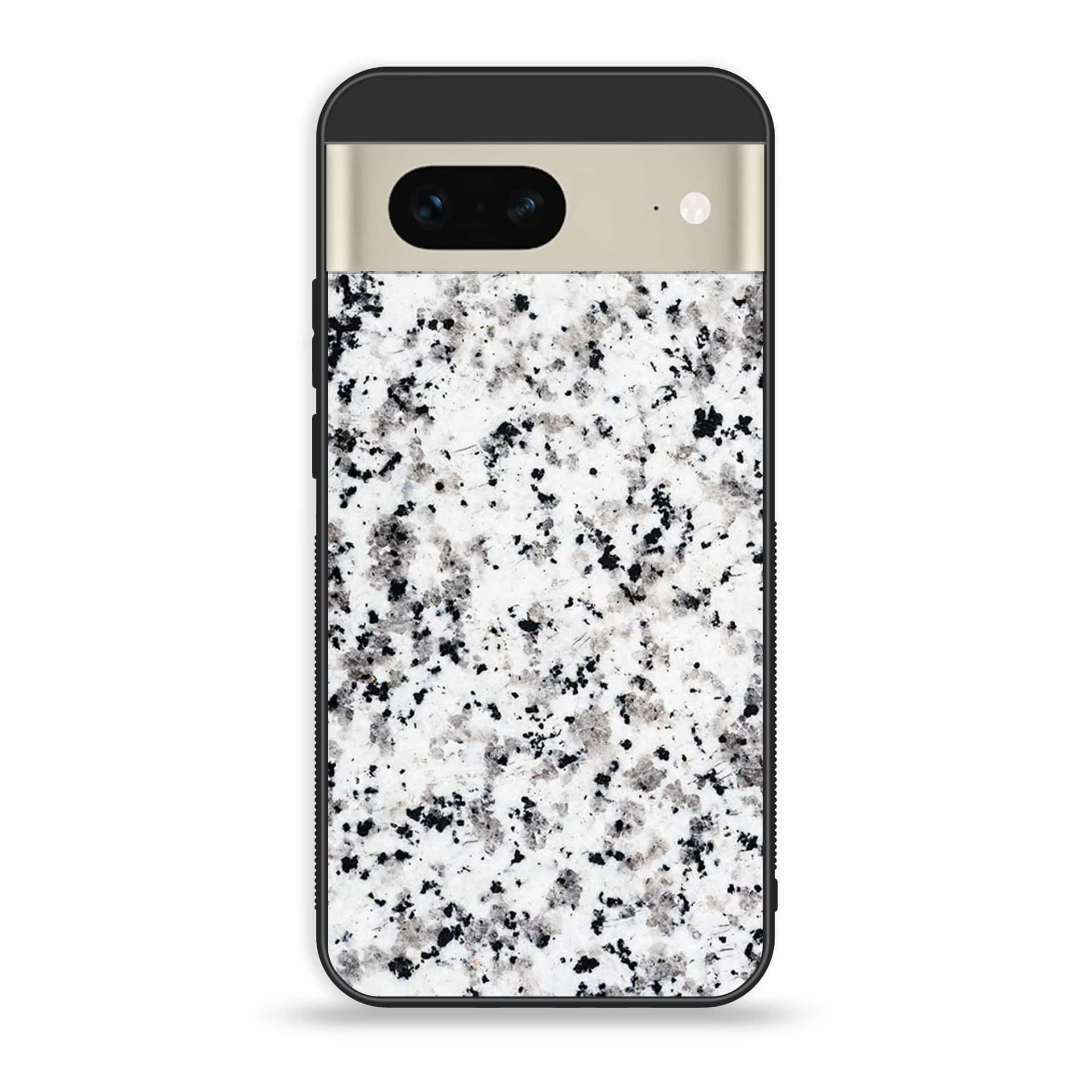 Google Pixel 7a  - White Marble Series - Premium Printed soft Bumper Shock Proof Case