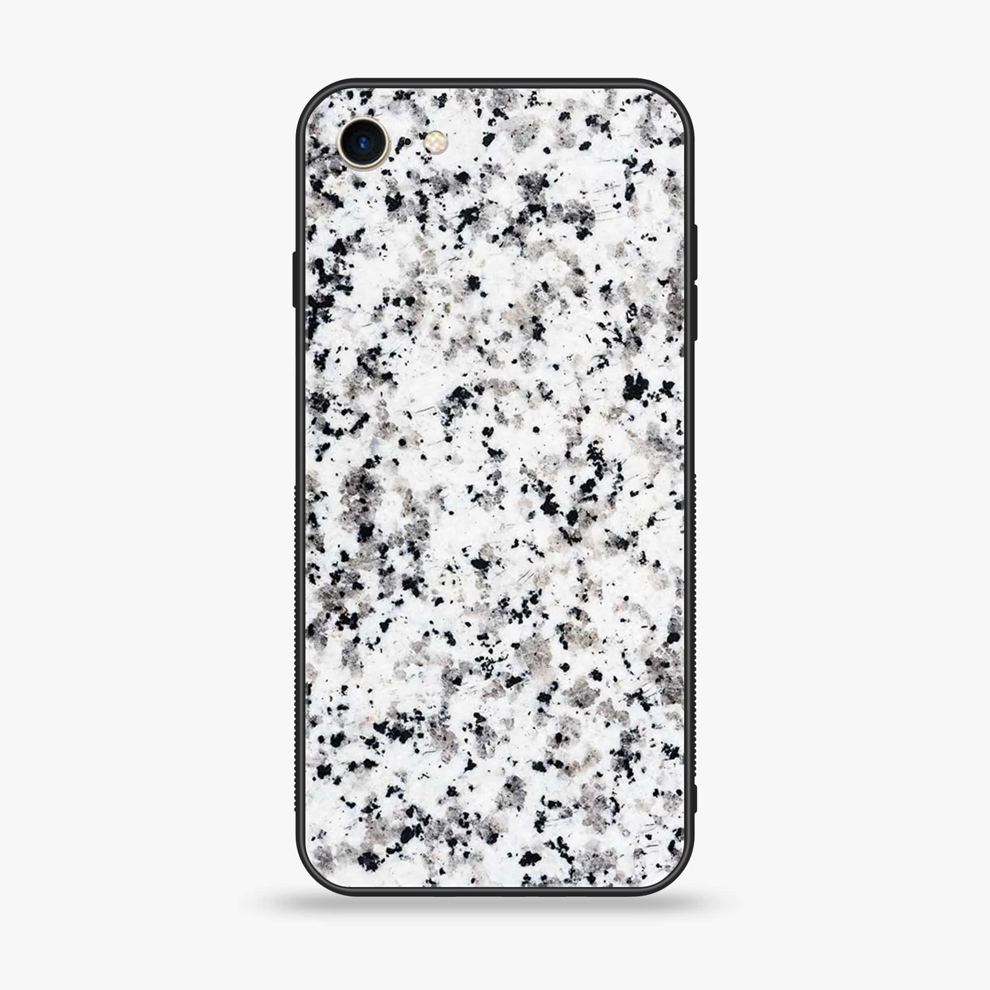 iPhone 6 - White Marble Series - Premium Printed Glass soft Bumper shock Proof Case