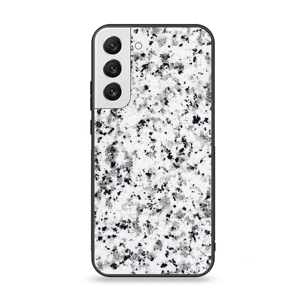 Samsung Galaxy S22 Plus- White  Marble Design 9 - Premium Printed Glass soft Bumper shock Proof Case CS-15240