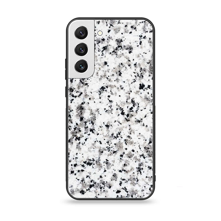 Samsung Galaxy S22 Plus- White  Marble Design 9 - Premium Metal Printed soft Bumper shock Proof Case CS-15240