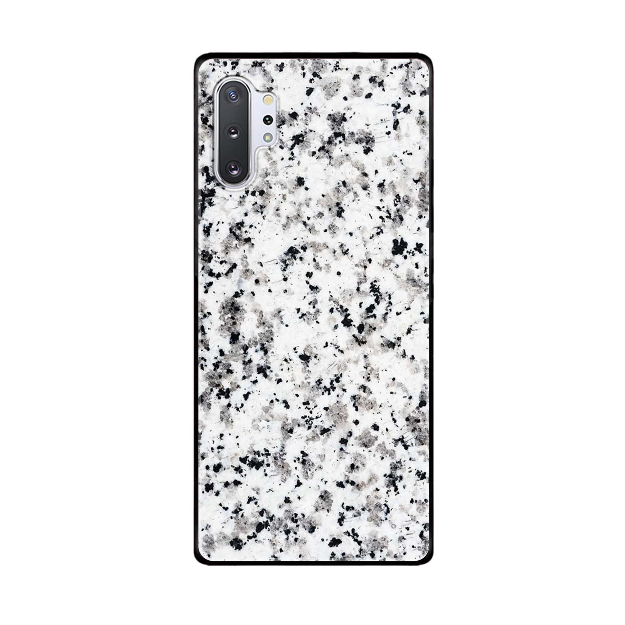 Galaxy Note 10 Pro/Plus - White Marble - Premium Printed Glass soft Bumper shock Proof Case