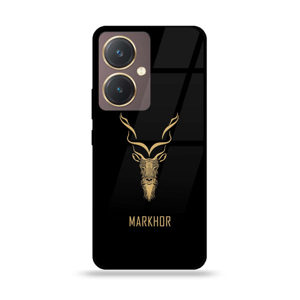 Vivo Y27 - Markhor Design 3 - Premium Printed Glass soft Bumper shock Proof Case CS-8378