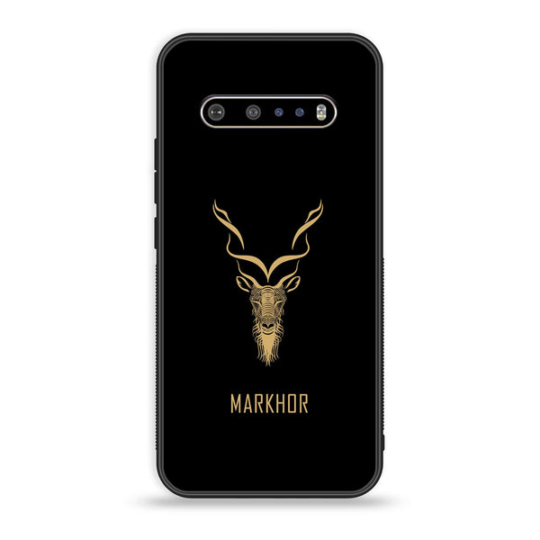LG V60 Markhor Design 3 Premium Printed Glass soft Bumper shock Proof Case CS-34047