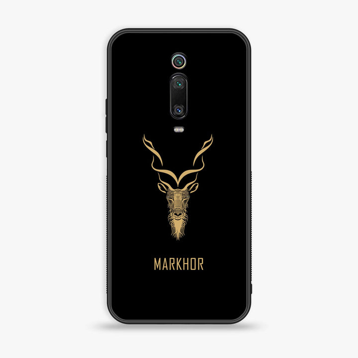 Xiaomi Mi 9T - Markhor Design 3 - Premium Metal Printed soft Bumper shock Proof Case CS-30391