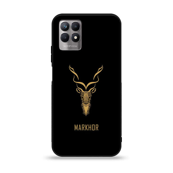 Realme Narzo 50/ 8i - Markhor Design 3 - Premium Printed Glass soft Bumper shock Proof Case CS-14679