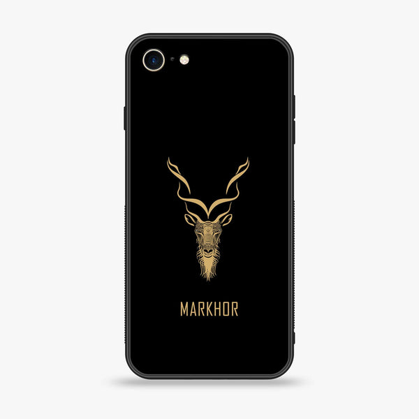 iPhone 6Plus/6s Plus - Markhor Design 3 - Premium Printed Glass soft Bumper shock Proof Case CS-23227